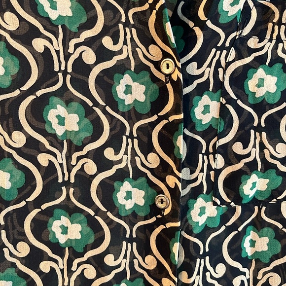 Patterned Zara women’s blouse - Picture 3 of 4